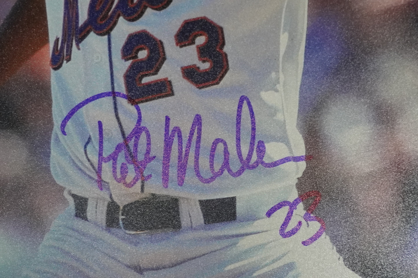 PAT MAHOMES SR. NEW YORK METS SIGNED 8x10 w/GO METS Cubs Rangers BAS COA
