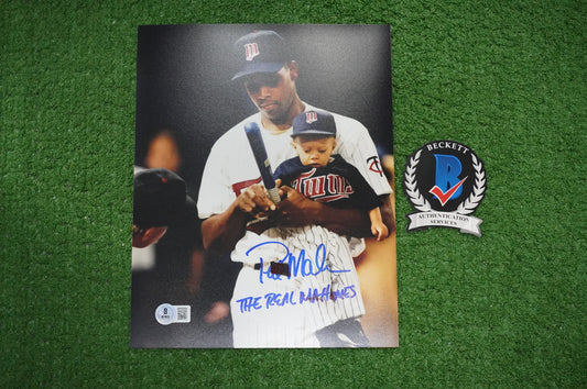 PAT PATRICK MAHOMES SR. SIGNED 8x10 PHOTO w/THE REAL Twins BAS COA