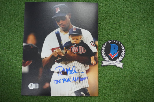 PAT PATRICK MAHOMES SR. SIGNED 8x10 PHOTO w/THE REAL Twins BAS COA