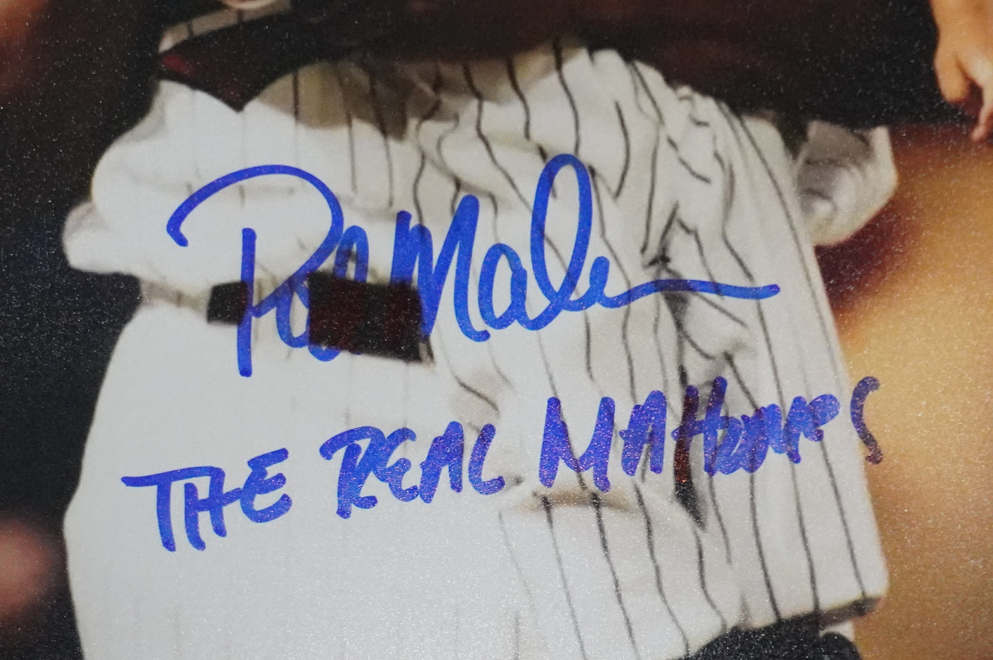 PAT PATRICK MAHOMES SR. SIGNED 8x10 PHOTO w/THE REAL Twins BAS COA