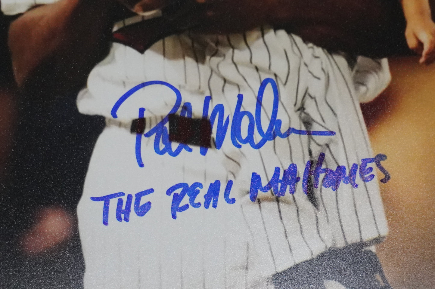 PAT PATRICK MAHOMES SR. SIGNED 8x10 PHOTO w/THE REAL Twins BAS COA