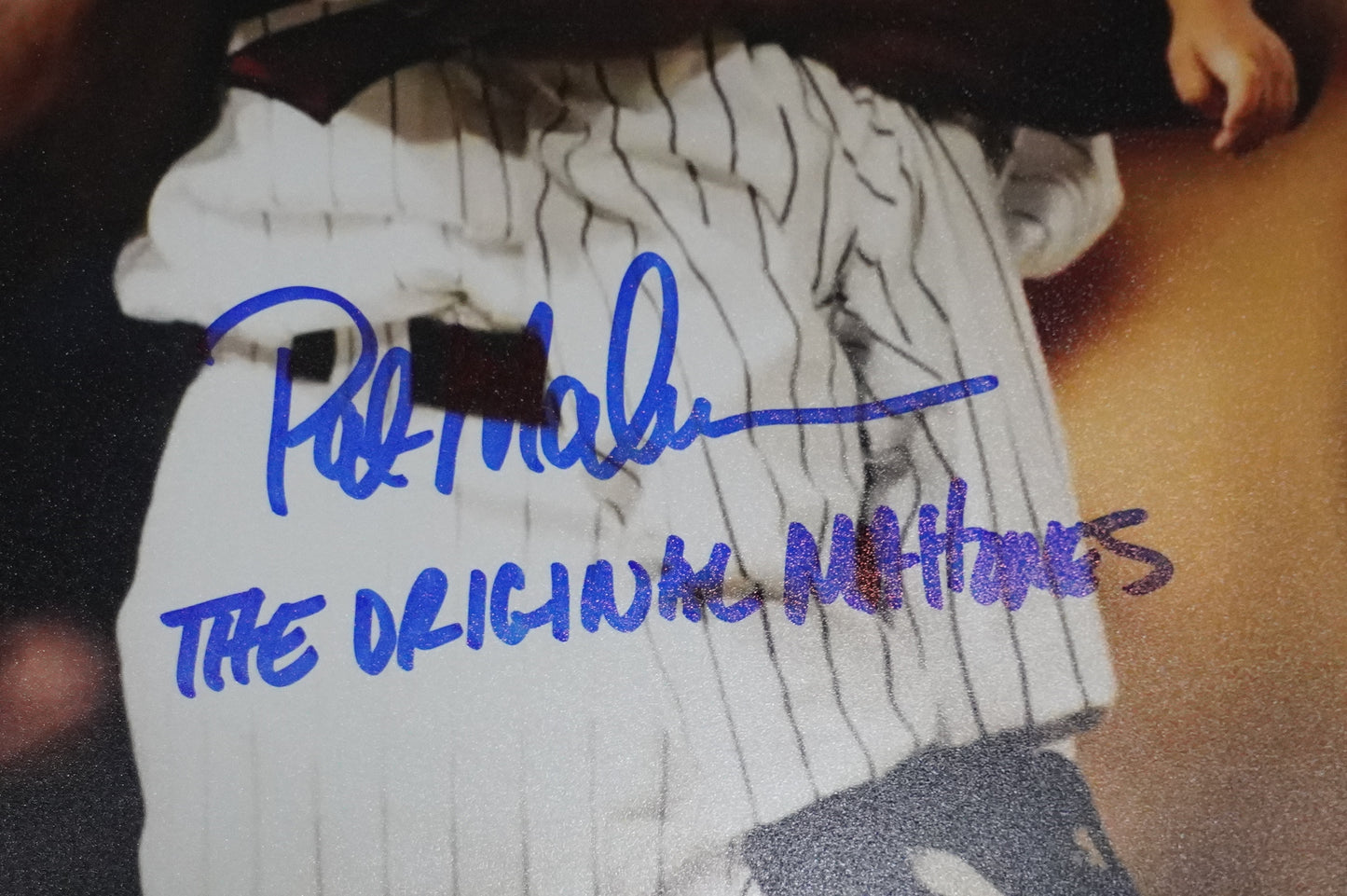 PAT PATRICK MAHOMES SR. SIGNED 8x10 PHOTO w/THE ORIGINAL Twins BAS COA
