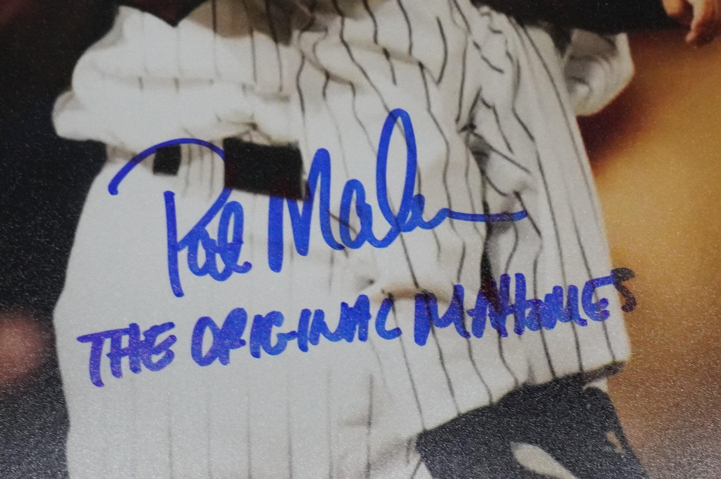 PAT PATRICK MAHOMES SR. SIGNED 8x10 PHOTO w/THE ORIGINAL Twins BAS COA