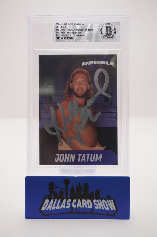 2024 JUNE INVESTABILIA SERIES 2 #18 JOHN "HOLLYWOOD" TATUM BAS AUTHENTIC AUTO
