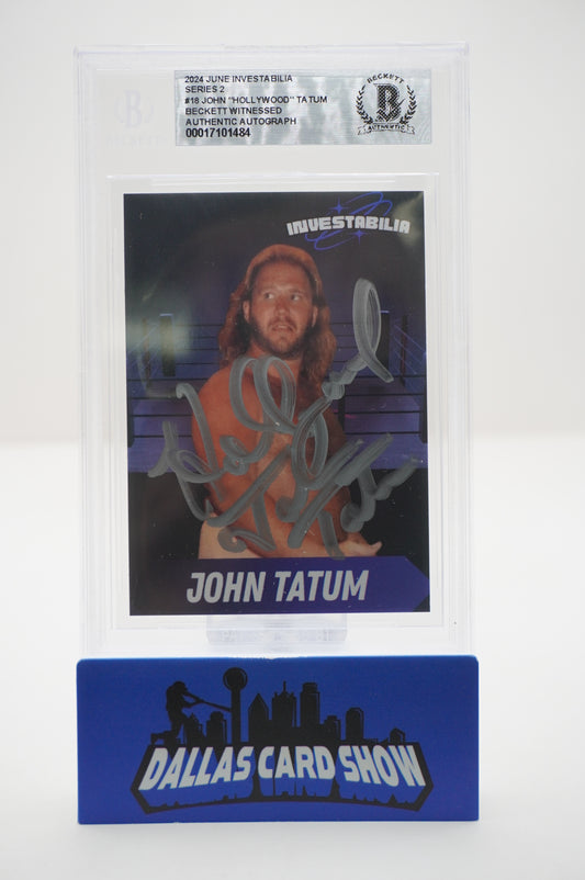 2024 JUNE INVESTABILIA SERIES 2 #18 JOHN "HOLLYWOOD" TATUM BAS AUTHENTIC AUTO