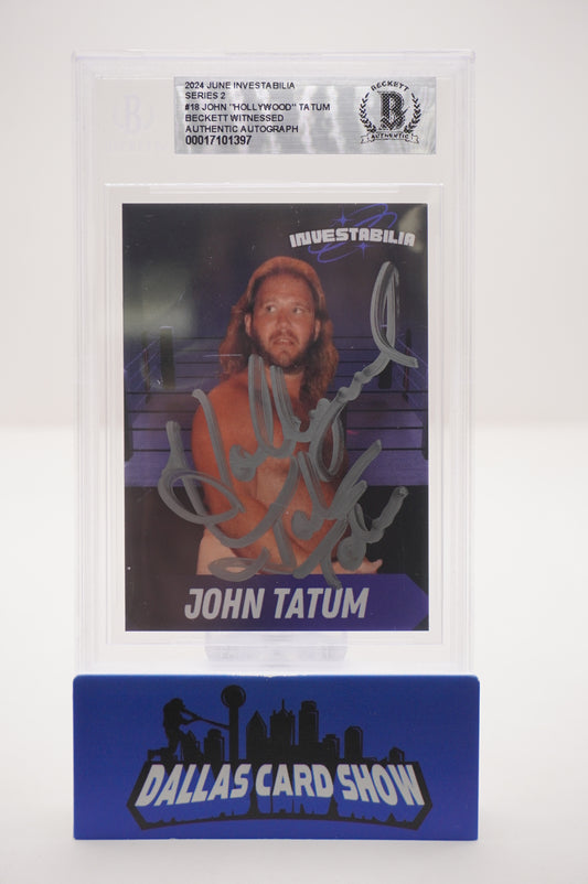 2024 JUNE INVESTABILIA SERIES 2 #18 JOHN "HOLLYWOOD" TATUM BAS AUTHENTIC AUTO