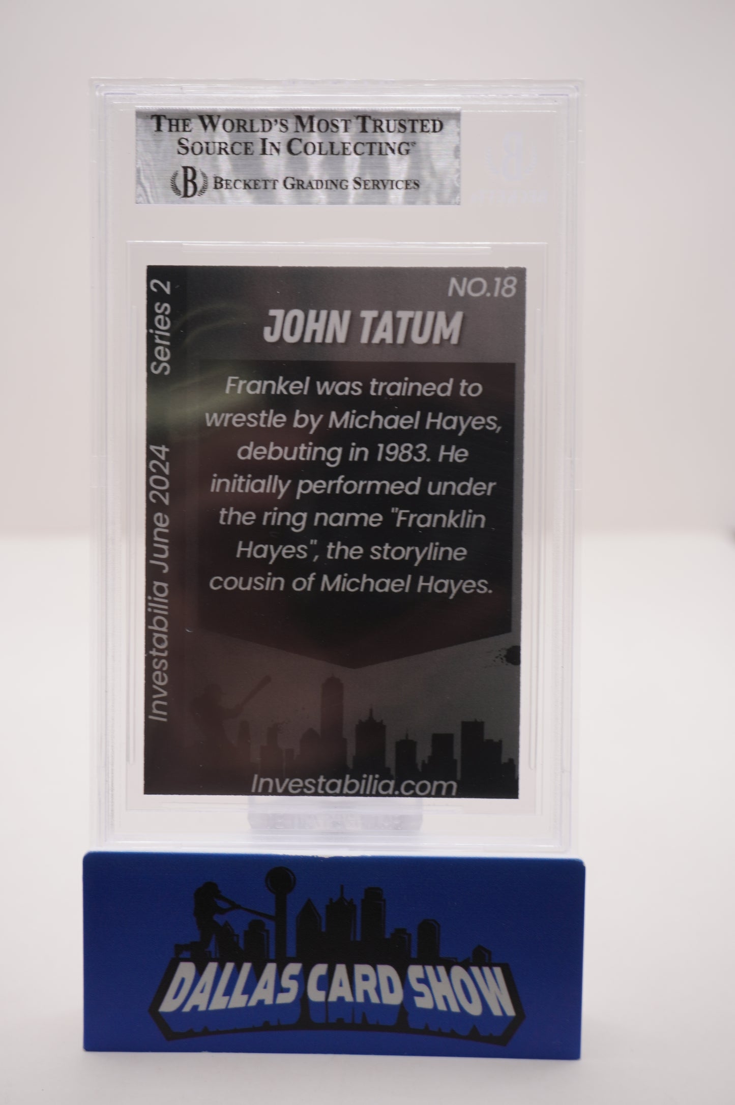 2024 JUNE INVESTABILIA SERIES 2 #18 JOHN "HOLLYWOOD" TATUM BAS AUTHENTIC AUTO