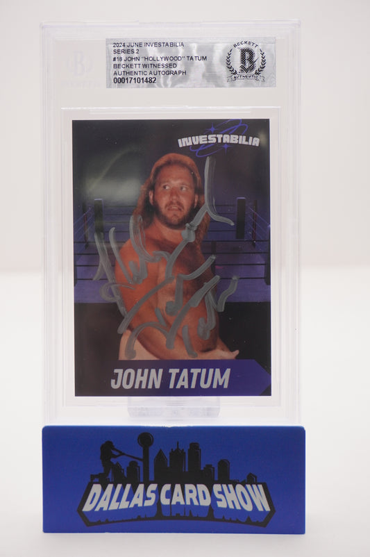 2024 JUNE INVESTABILIA SERIES 2 #18 JOHN "HOLLYWOOD" TATUM BAS AUTHENTIC AUTO