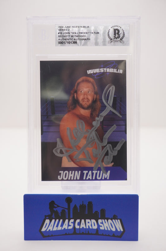 2024 JUNE INVESTABILIA SERIES 2 #18 JOHN "HOLLYWOOD" TATUM BAS AUTHENTIC AUTO