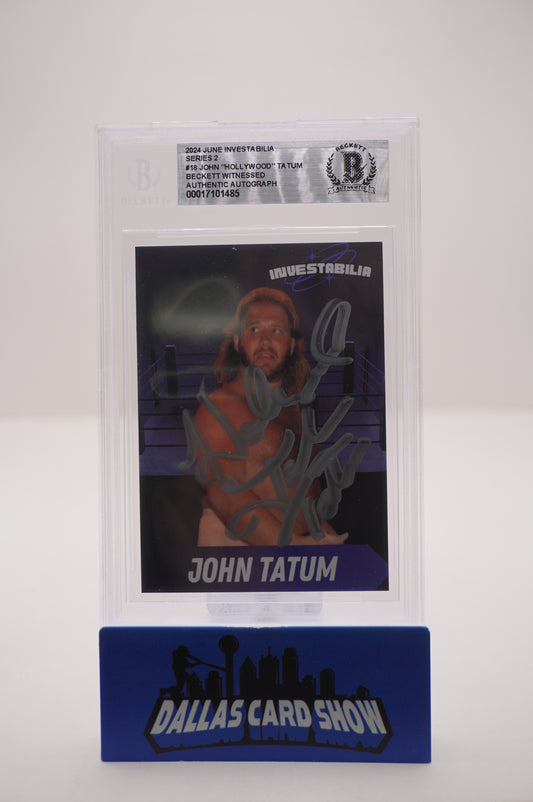 2024 JUNE INVESTABILIA SERIES 2 #18 JOHN "HOLLYWOOD" TATUM BAS AUTHENTIC AUTO