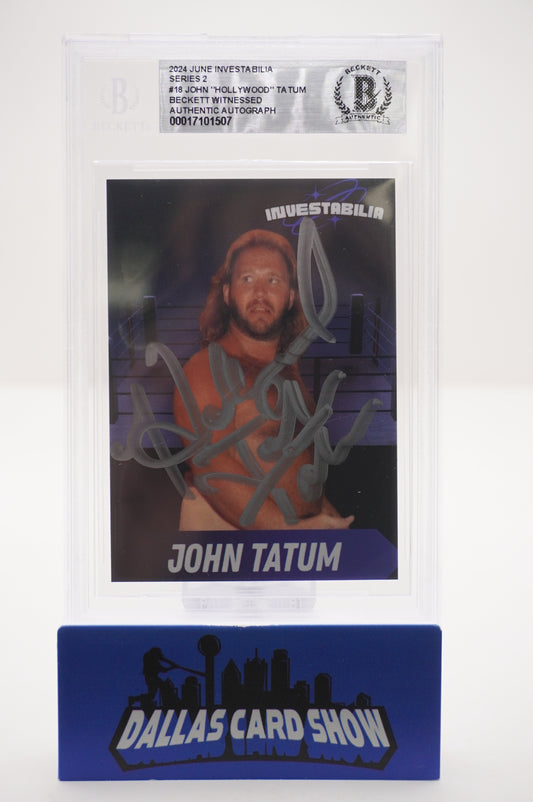 2024 JUNE INVESTABILIA SERIES 2 #18 JOHN "HOLLYWOOD" TATUM BAS AUTHENTIC AUTO