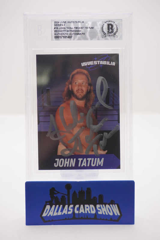 2024 JUNE INVESTABILIA SERIES 2 #18 JOHN "HOLLYWOOD" TATUM BAS AUTHENTIC AUTO