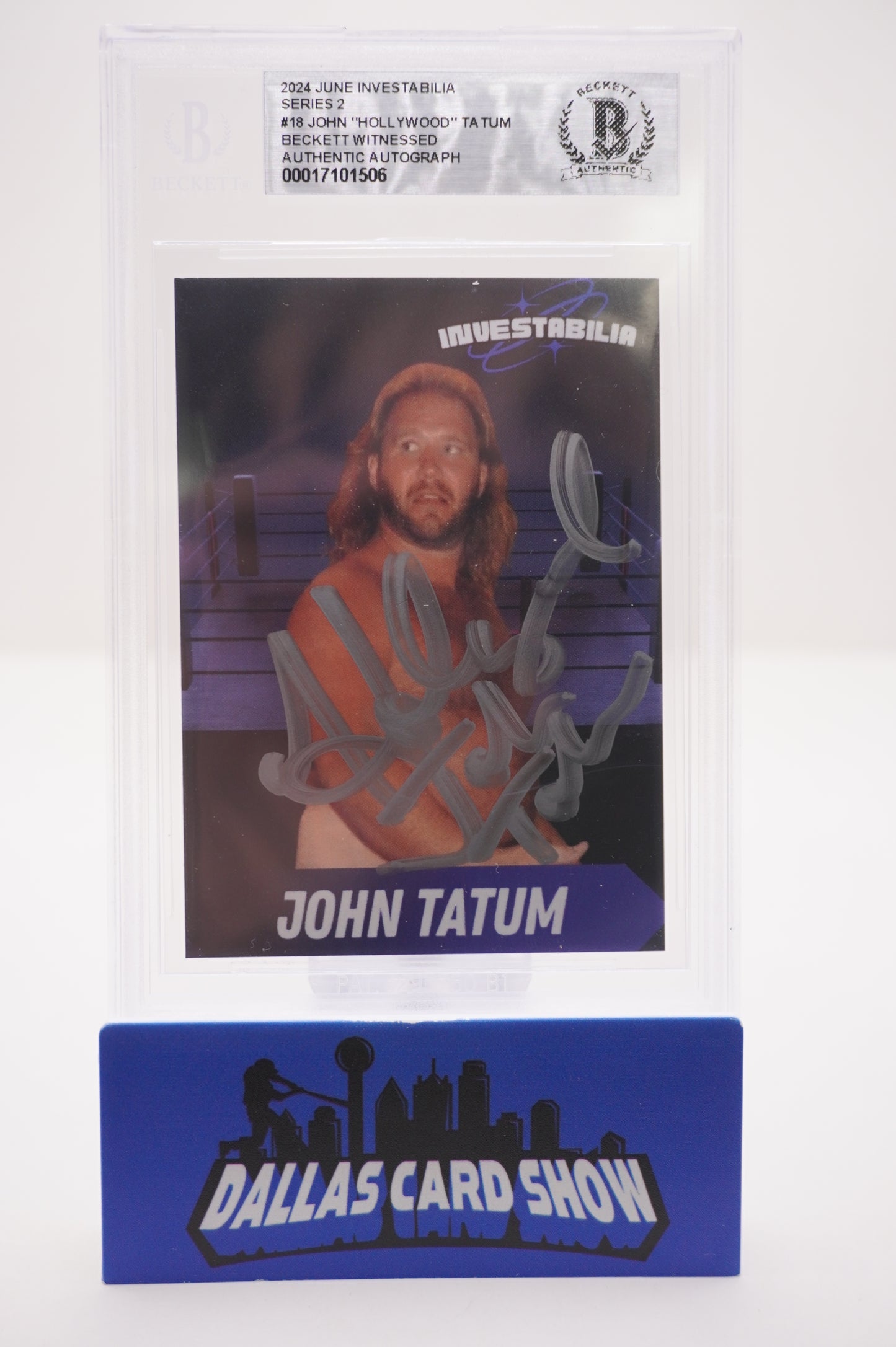 2024 JUNE INVESTABILIA SERIES 2 #18 JOHN "HOLLYWOOD" TATUM BAS AUTHENTIC AUTO