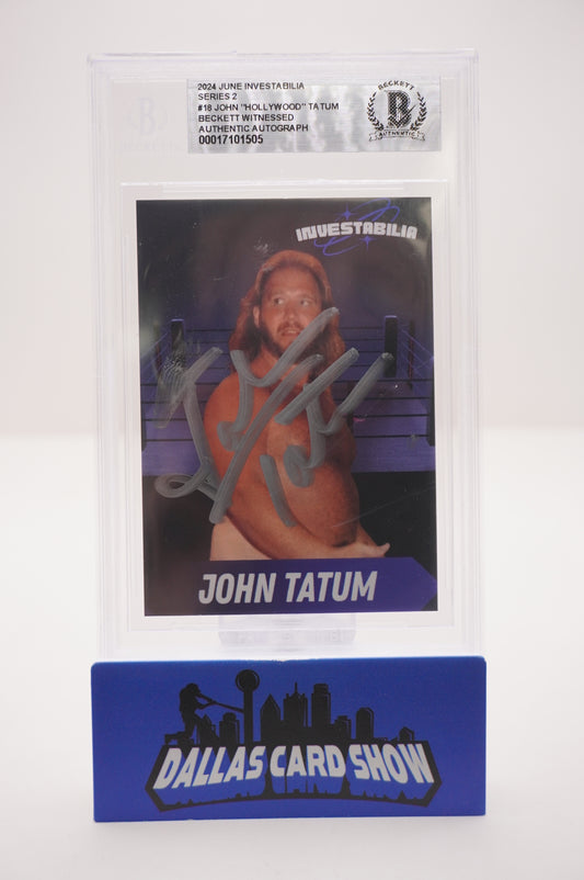 2024 JUNE INVESTABILIA SERIES 2 #18 JOHN "HOLLYWOOD" TATUM BAS AUTHENTIC AUTO