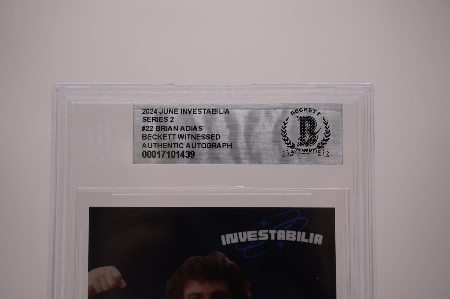 2024 JUNE INVESTABILIA SERIES 2 #22 BRIAN ADIAS BAS AUTHENTIC AUTO