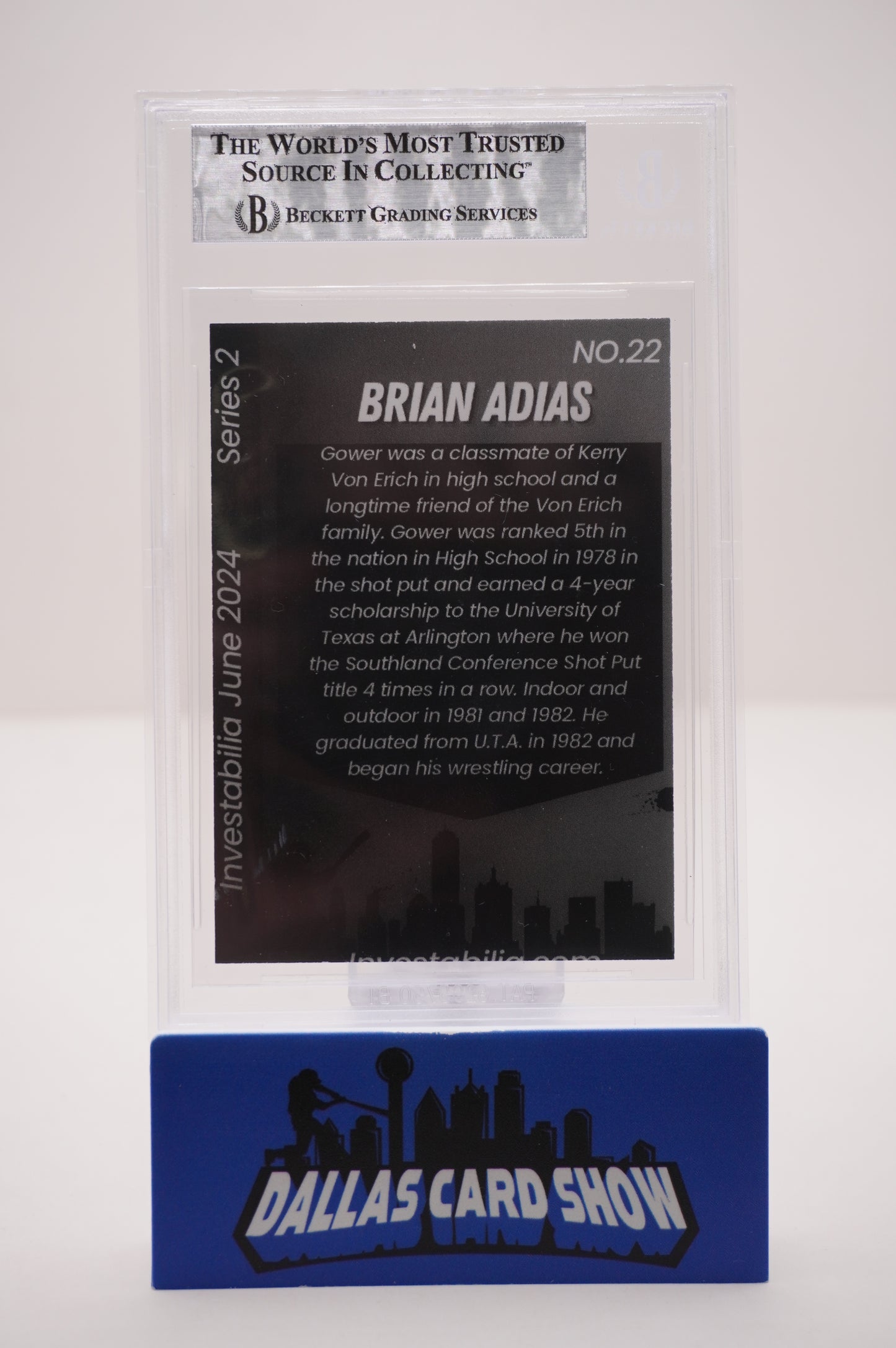 2024 JUNE INVESTABILIA SERIES 2 #22 BRIAN ADIAS BAS AUTHENTIC AUTO