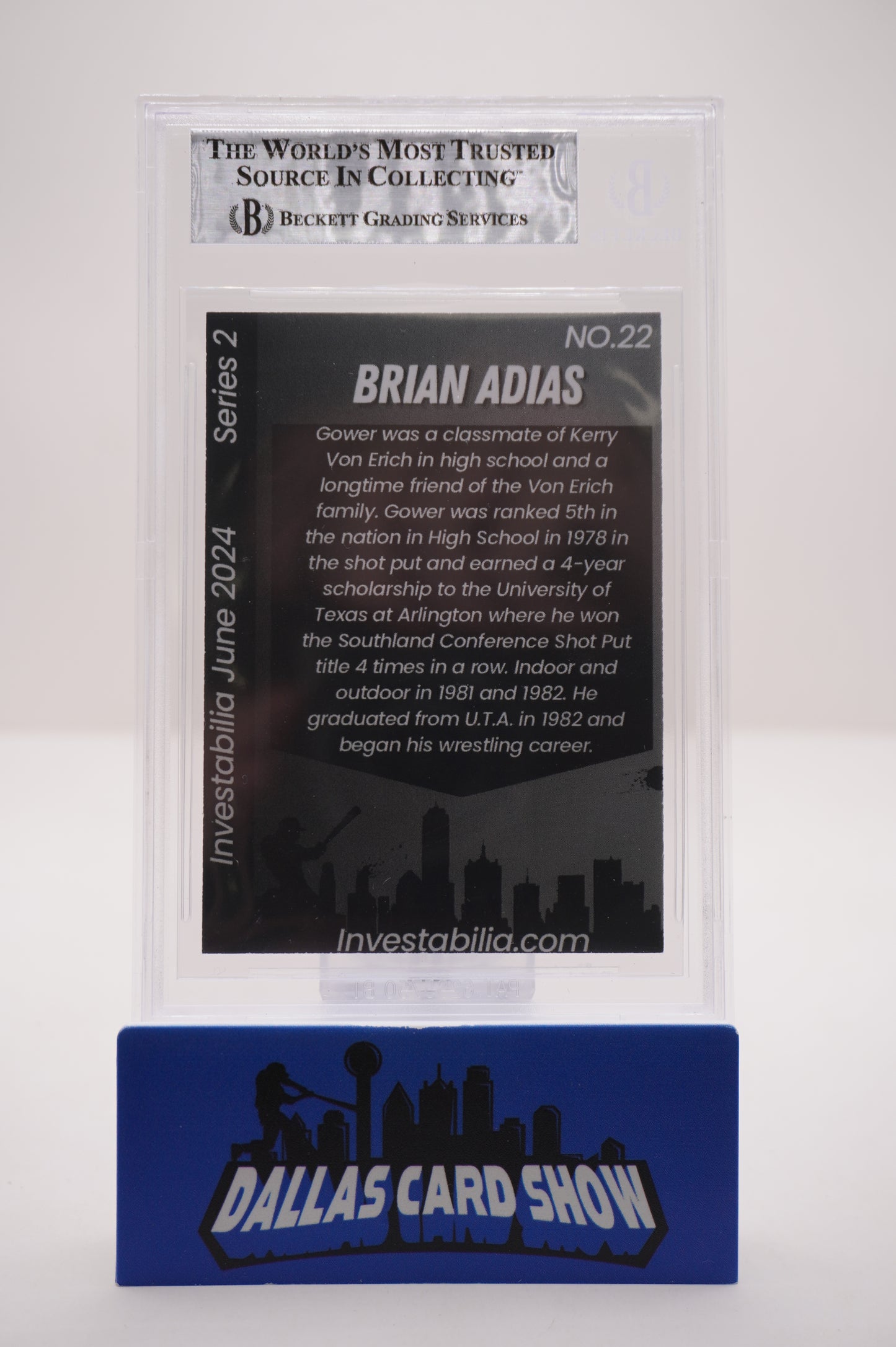 2024 JUNE INVESTABILIA SERIES 2 #22 BRIAN ADIAS BAS AUTHENTIC AUTO