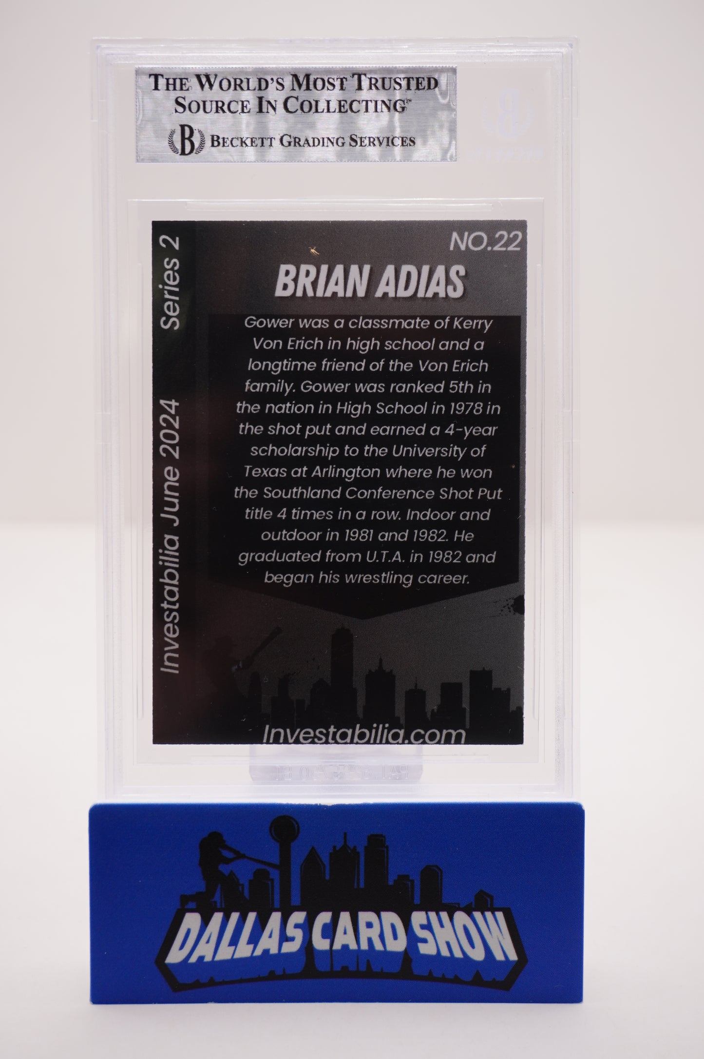 2024 JUNE INVESTABILIA SERIES 2 #22 BRIAN ADIAS BAS AUTHENTIC AUTO