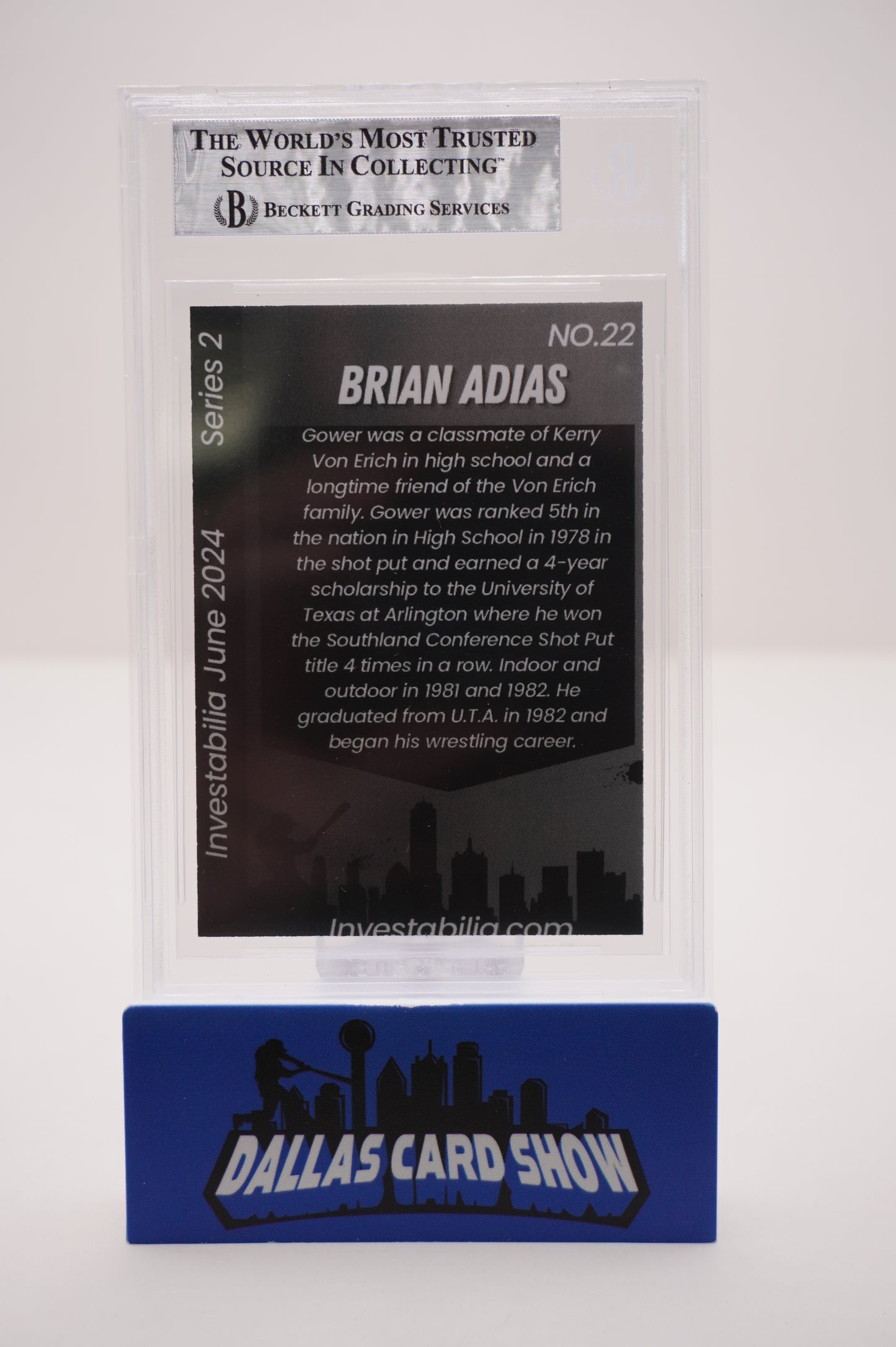 2024 JUNE INVESTABILIA SERIES 2 #22 BRIAN ADIAS BAS AUTHENTIC AUTO
