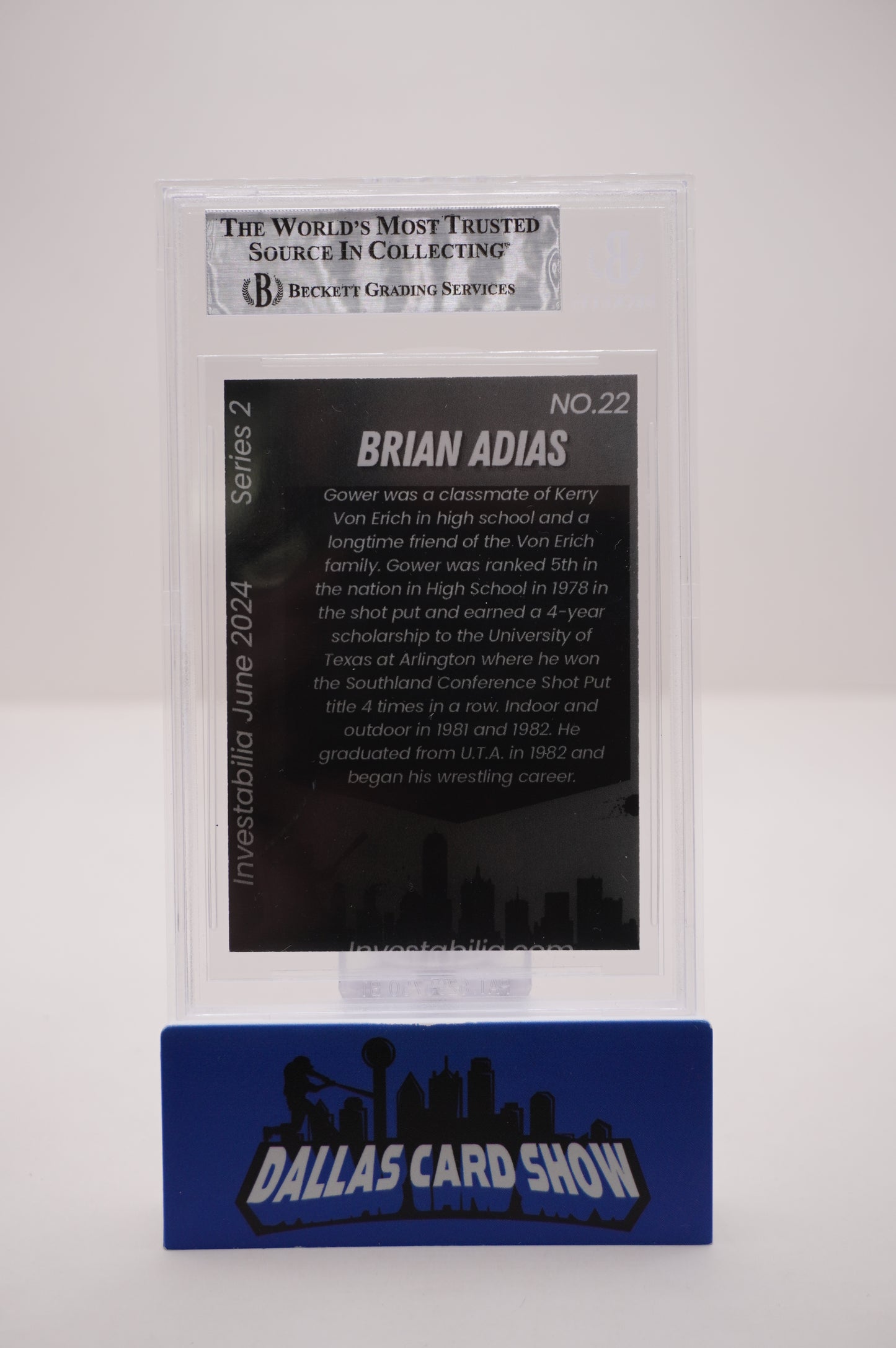 2024 JUNE INVESTABILIA SERIES 2 #22 BRIAN ADIAS BAS AUTHENTIC AUTO