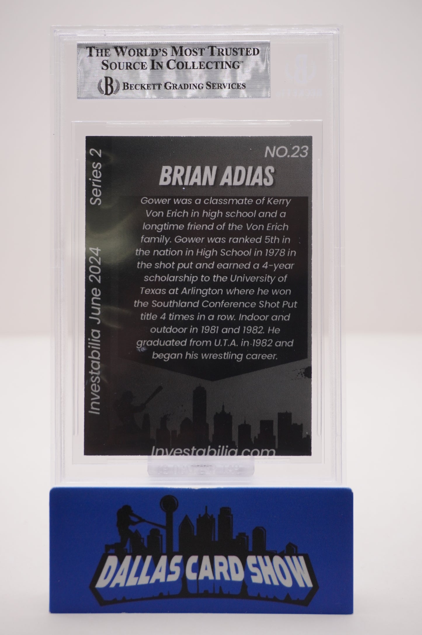 2024 JUNE INVESTABILIA SERIES 2 #23 BRIAN ADIAS BAS AUTHENTIC AUTO