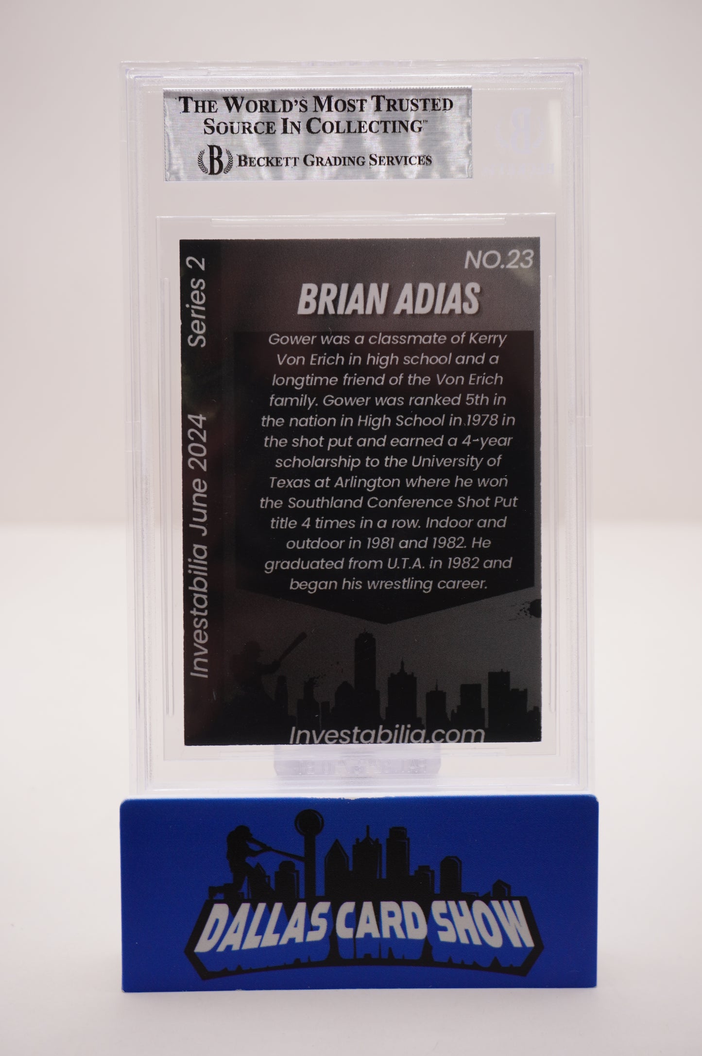 2024 JUNE INVESTABILIA SERIES 2 #23 BRIAN ADIAS BAS AUTHENTIC AUTO