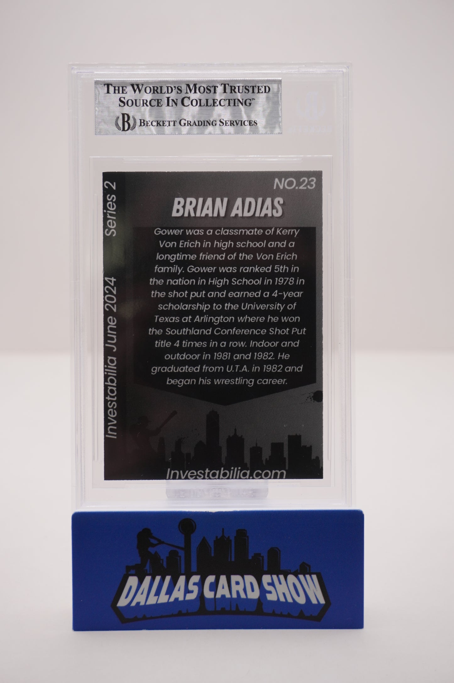 2024 JUNE INVESTABILIA SERIES 2 #23 BRIAN ADIAS BAS AUTHENTIC AUTO