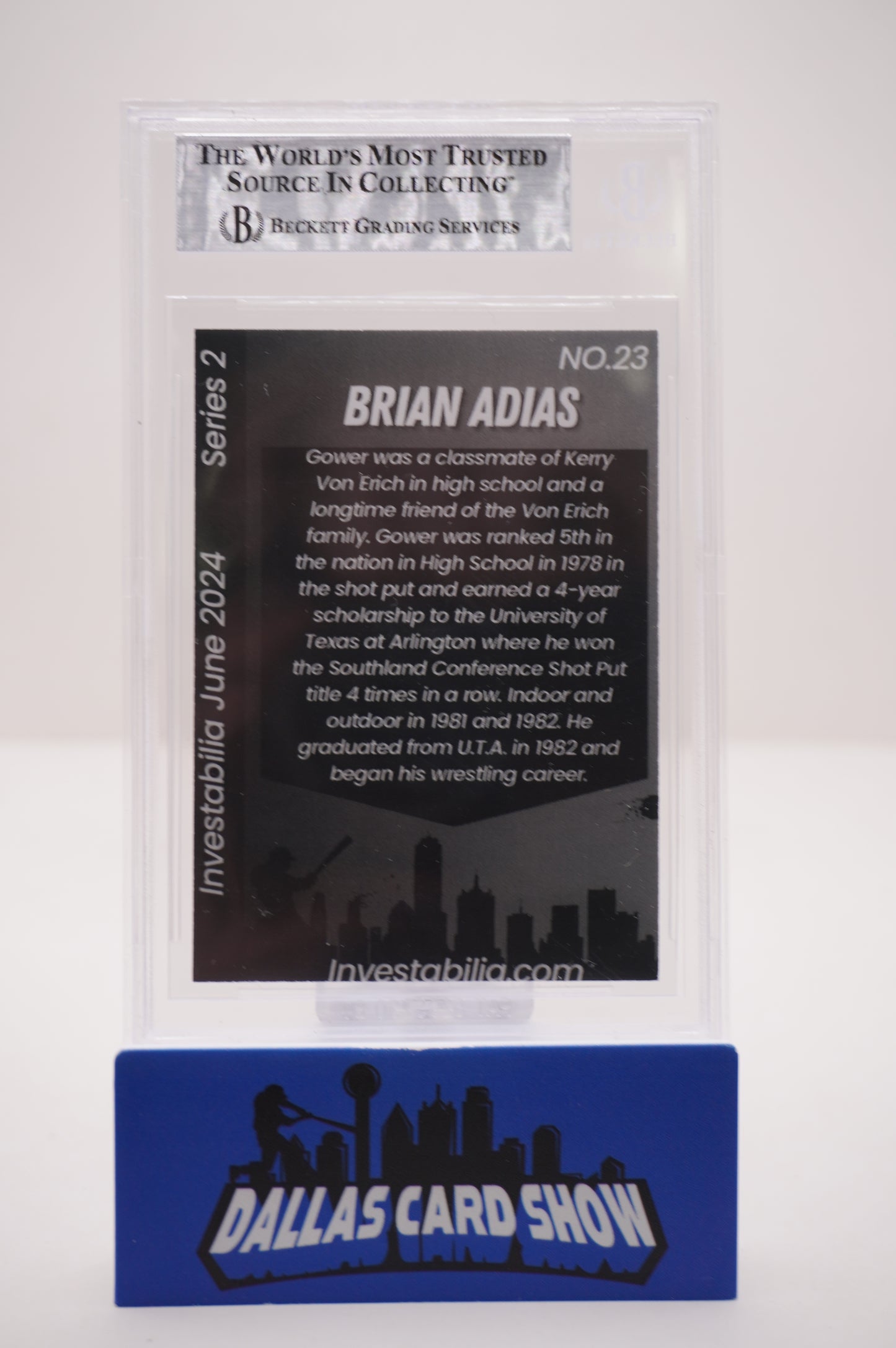 2024 JUNE INVESTABILIA SERIES 2 #23 BRIAN ADIAS BAS AUTHENTIC AUTO