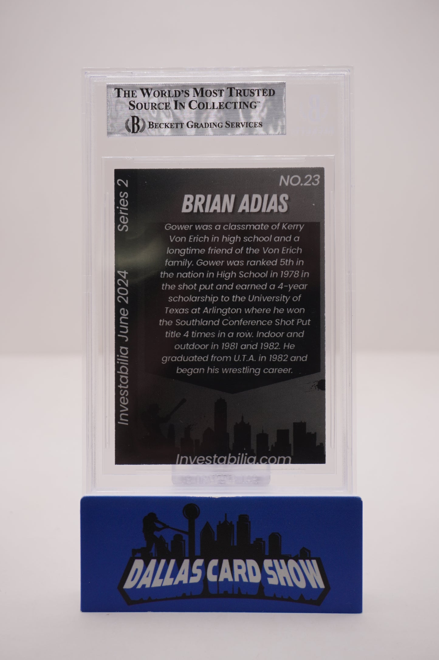 2024 JUNE INVESTABILIA SERIES 2 #23 BRIAN ADIAS BAS AUTHENTIC AUTO