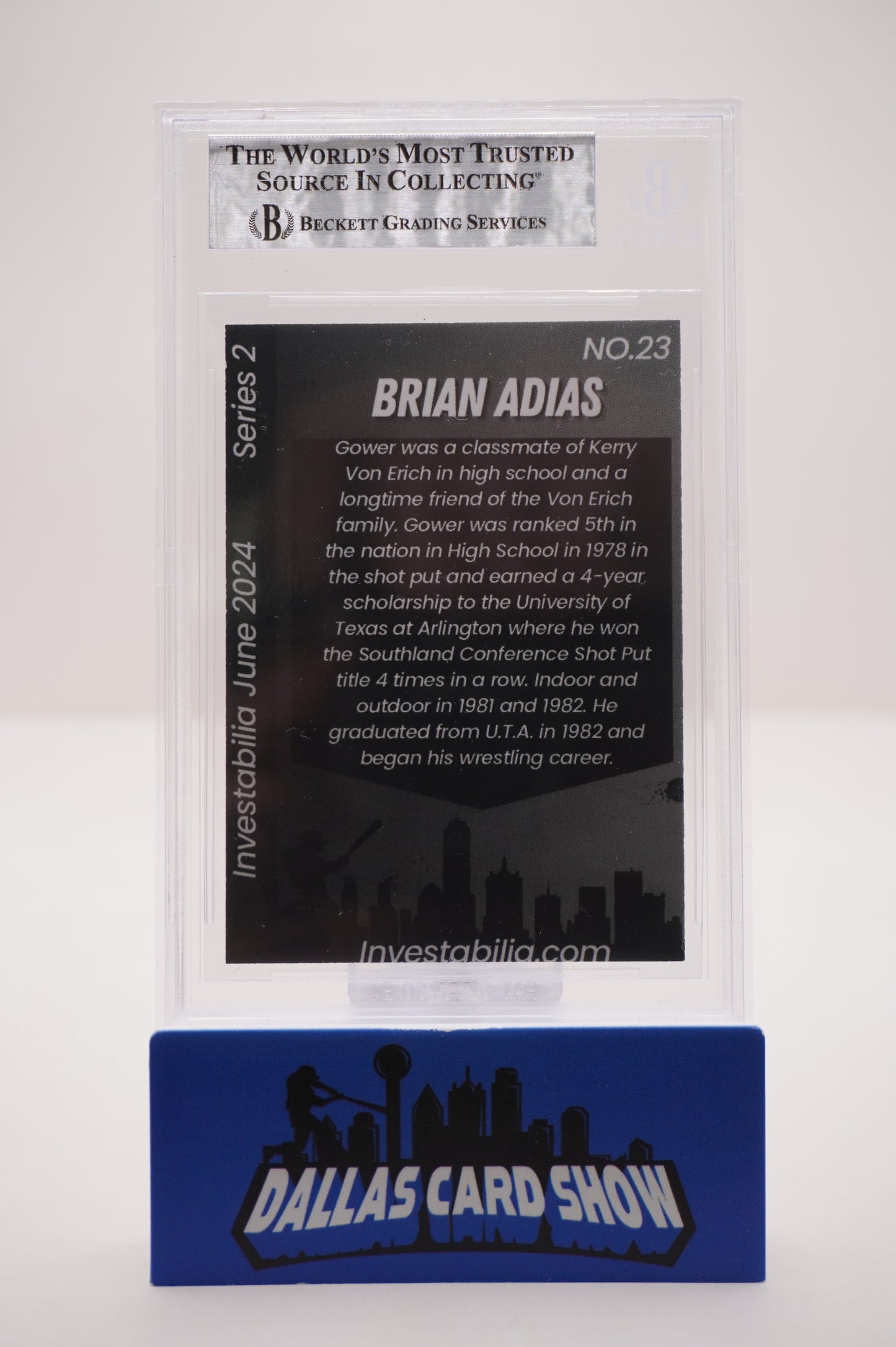 2024 JUNE INVESTABILIA SERIES 2 #23 BRIAN ADIAS BAS AUTHENTIC AUTO
