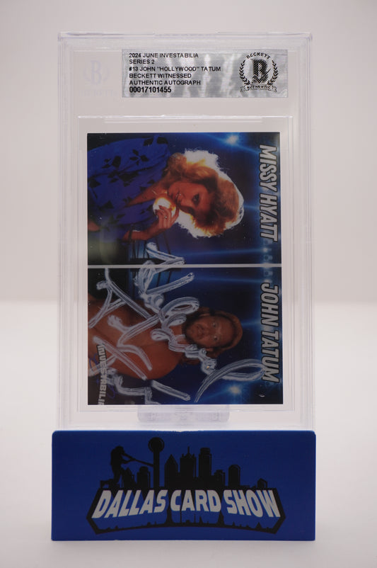 2024 JUNE INVESTABILIA SERIES 2 #13 MISSY HYATT/JOHN "HOLLYWOOD" TATUM BAS AUTO