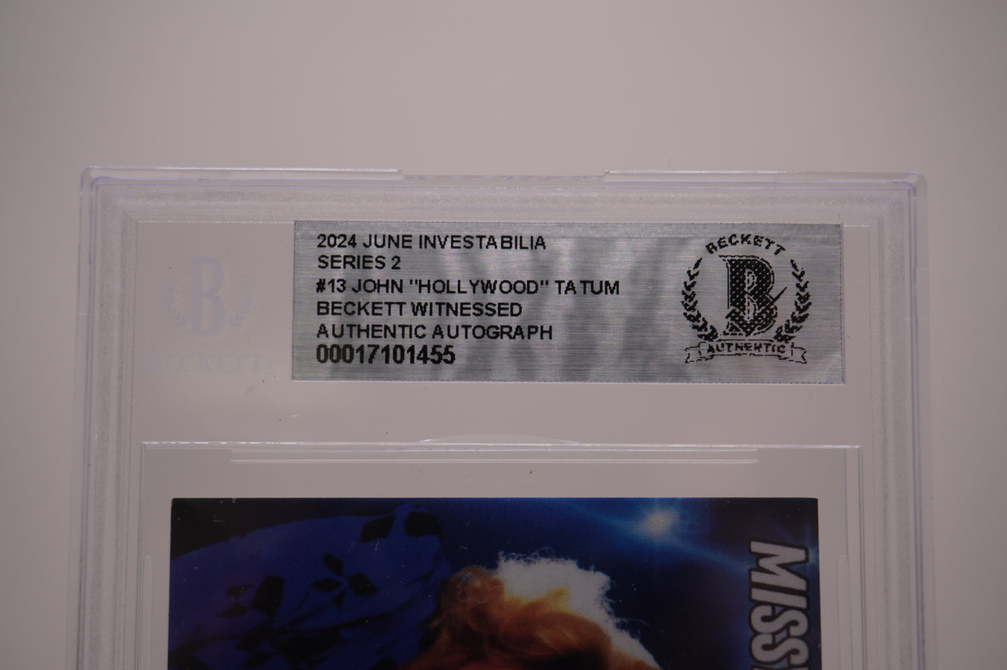 2024 JUNE INVESTABILIA SERIES 2 #13 MISSY HYATT/JOHN "HOLLYWOOD" TATUM BAS AUTO