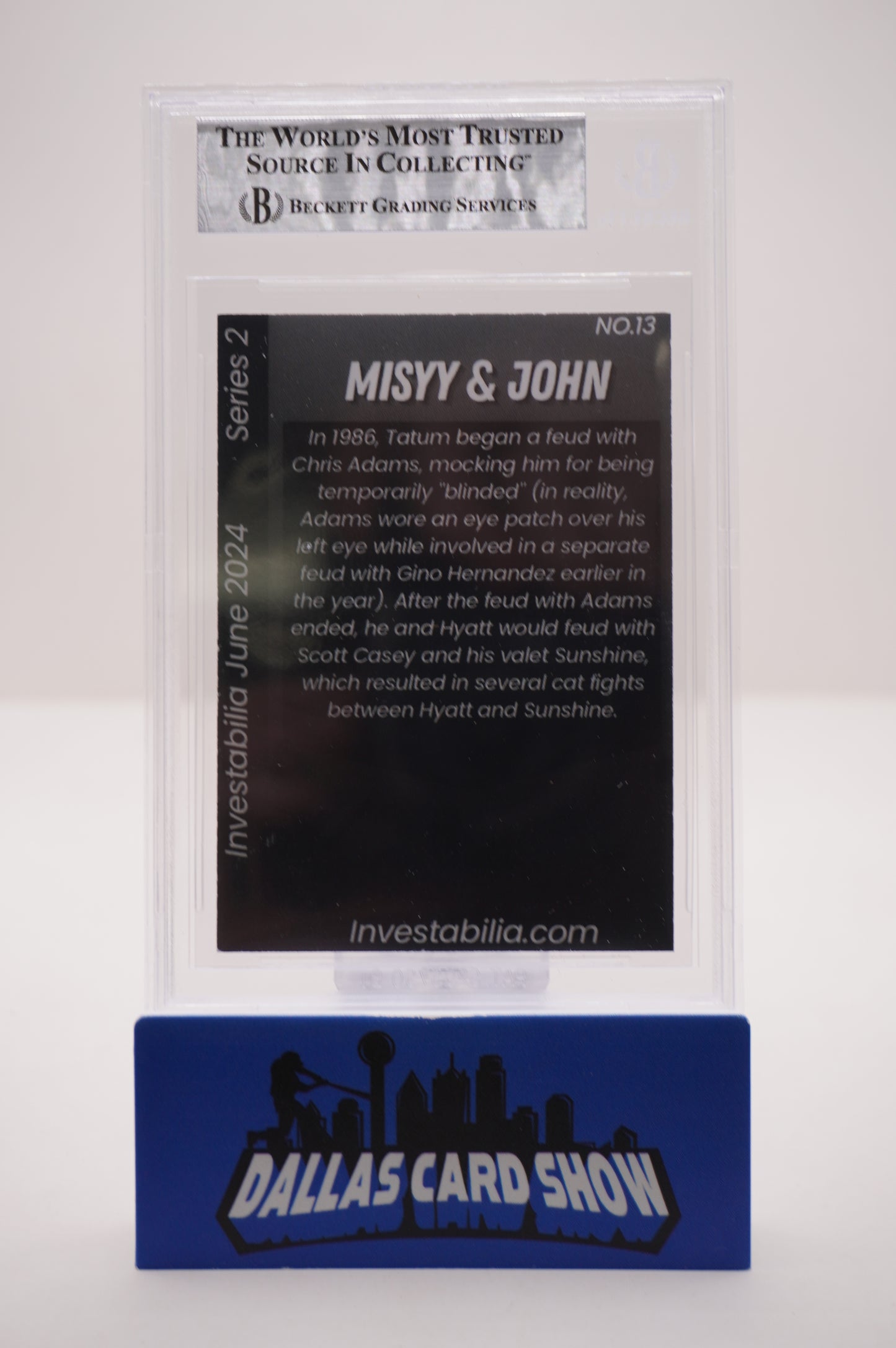 2024 JUNE INVESTABILIA SERIES 2 #13 MISSY HYATT/JOHN "HOLLYWOOD" TATUM BAS AUTO