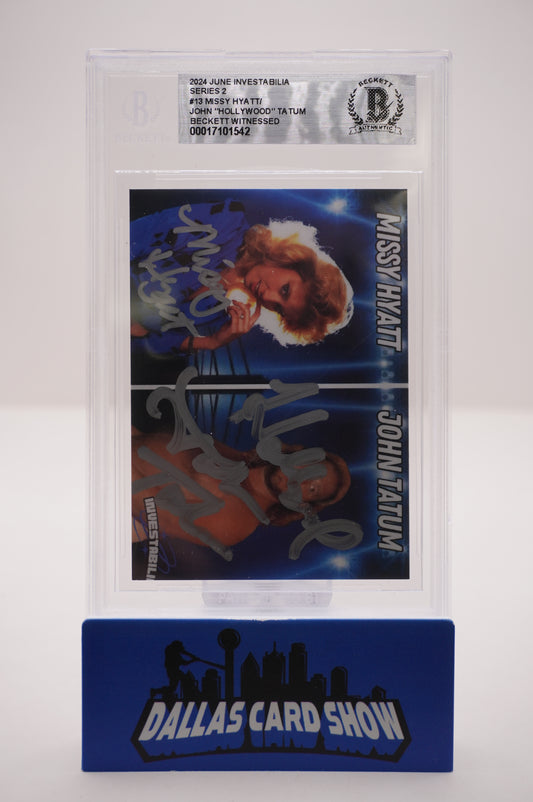 2024 JUNE INVESTABILIA SERIES 2 #13 MISSY HYATT/JOHN "HOLLYWOOD" TATUM BAS AUTO