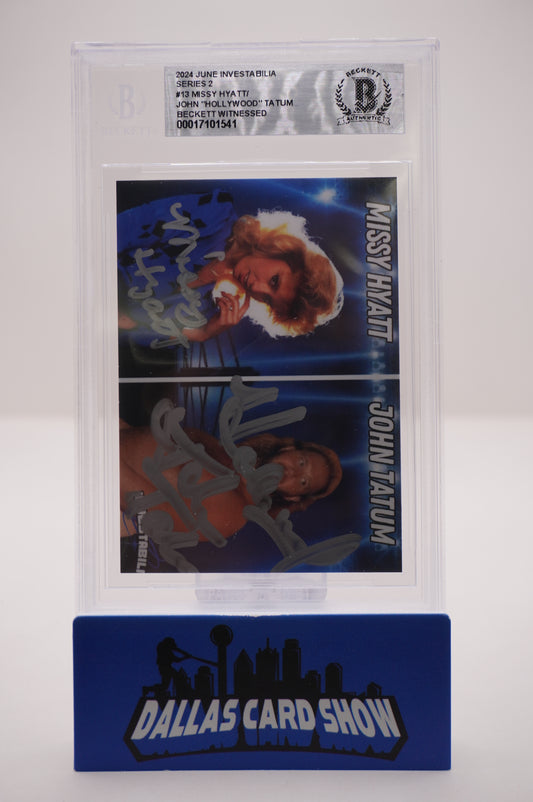 2024 JUNE INVESTABILIA SERIES 2 #13 MISSY HYATT/JOHN "HOLLYWOOD" TATUM BAS AUTO