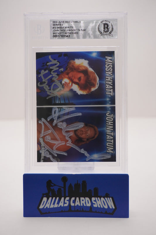 2024 JUNE INVESTABILIA SERIES 2 #13 MISSY HYATT/JOHN "HOLLYWOOD" TATUM BAS AUTO