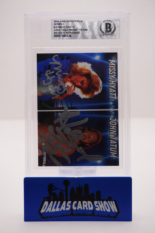 2024 JUNE INVESTABILIA SERIES 2 #13 MISSY HYATT/JOHN "HOLLYWOOD" TATUM BAS AUTO