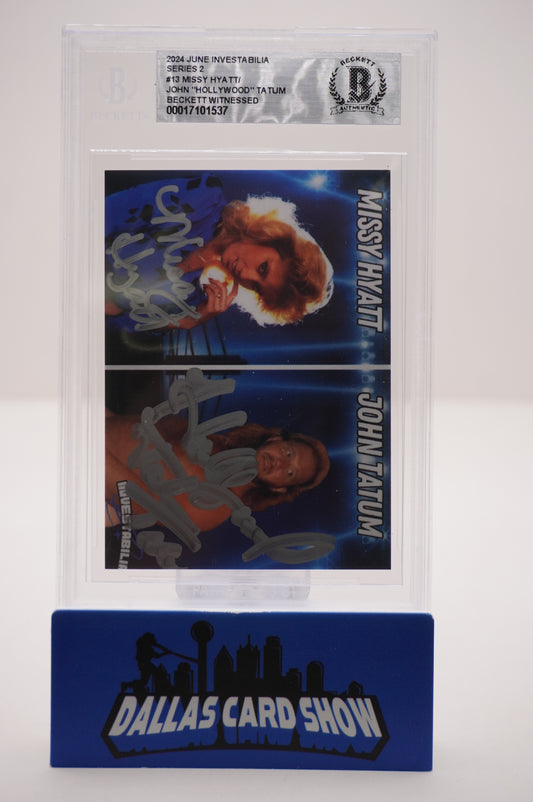 2024 JUNE INVESTABILIA SERIES 2 #13 MISSY HYATT/JOHN "HOLLYWOOD" TATUM BAS AUTO