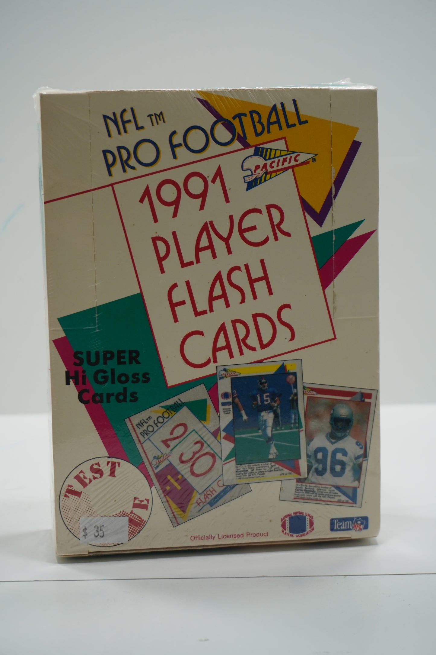 1991 Pacific FOOTBALL TEST ISSUE FLASH CARDS FACTORY SEALED BOX
