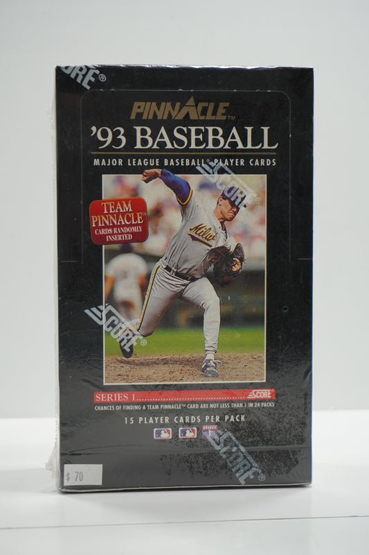 1993 Pinnacle Baseball Series 1 Wax Box Factory Sealed