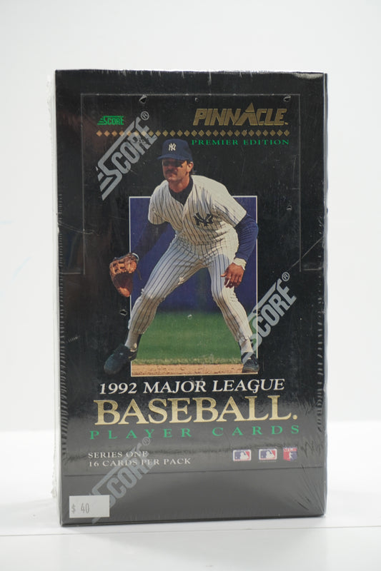 1992 Pinnacle Baseball Premier Edition Series 1 Wax Box Factory Sealed