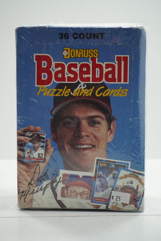 1988 DONRUSS Baseball Cards (Puzzle and Cards) 36 Count Box Sealed Card Packs