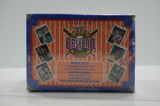 1992 Upper Deck MLB Baseball Edition Jumbo Box Sealed