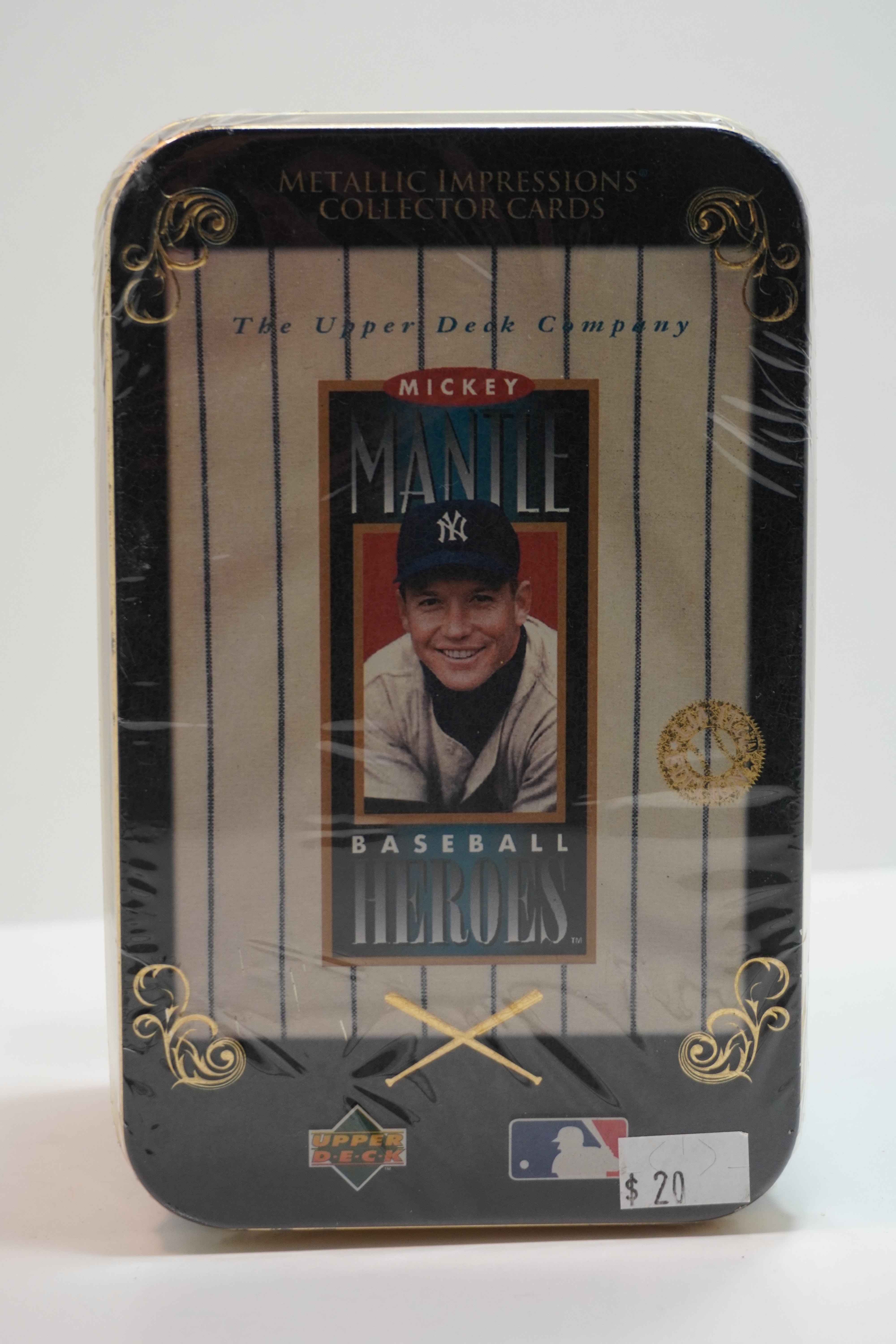 Mickey Mantle Upper Deck Metallic Impressions Tin set (8) Baseball