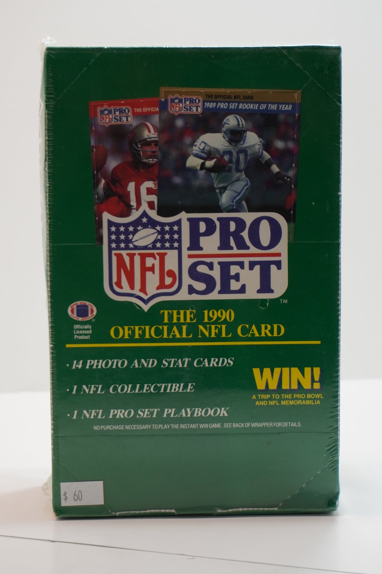 1990 Pro Set Football Series 1 Factory Sealed Box