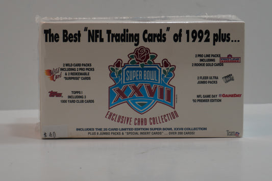 1992 Wild Card Super Bowl XXVII Card Collection