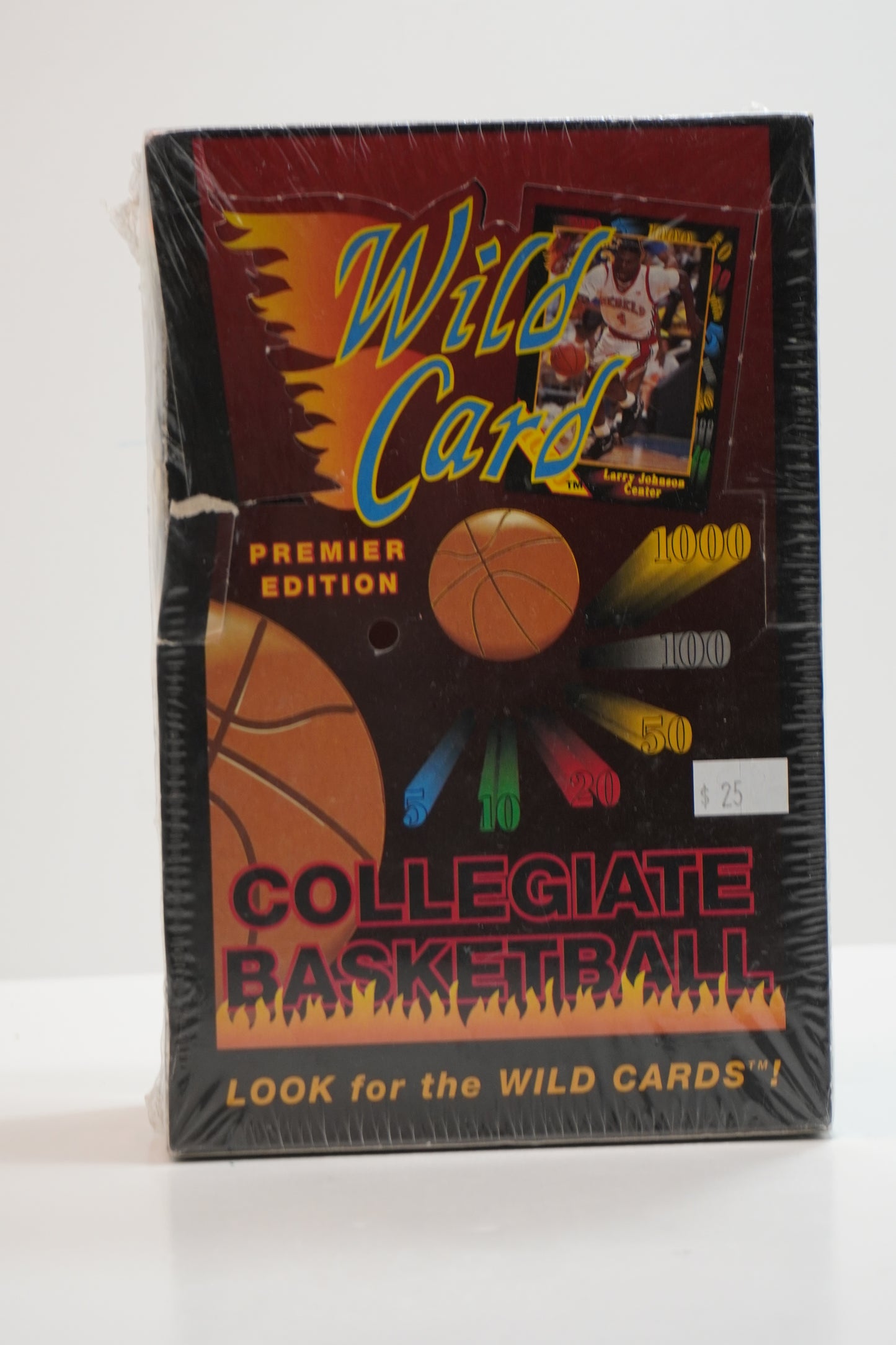 1991 Wild Card Collegiate Basketball Factory Sealed Box