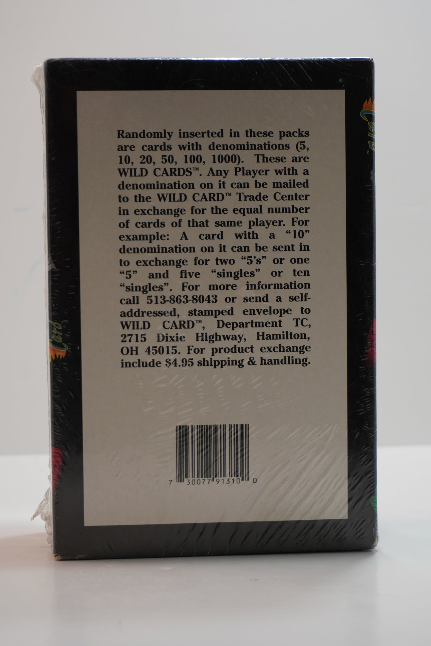 1991 Wild Card Collegiate Basketball Factory Sealed Box