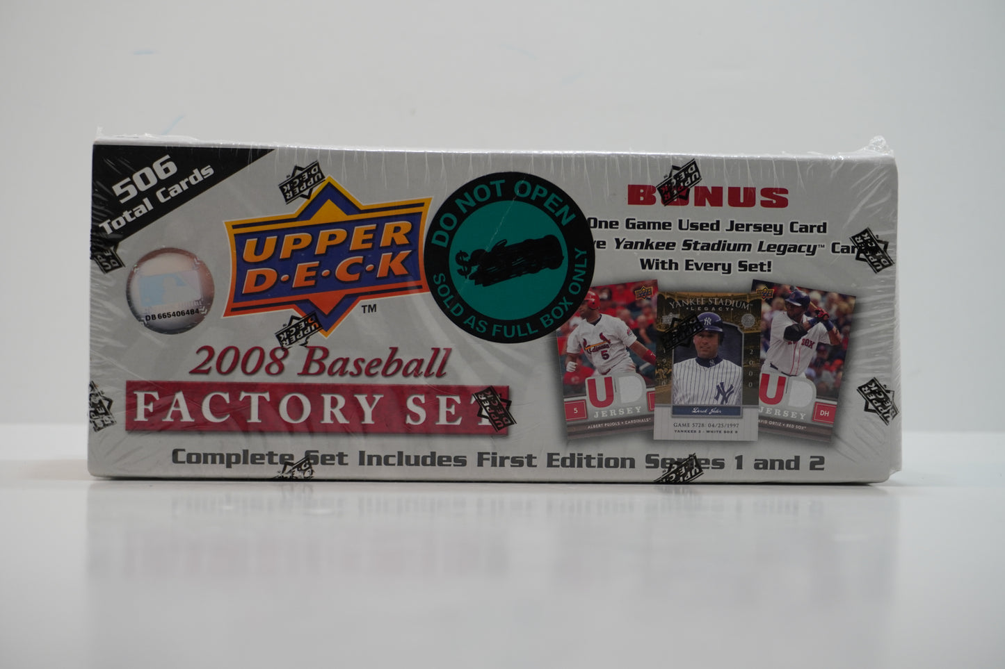2008 Upper Deck Baseball Factory Sealed Set Series 1 & 2 Complete Set 506 Cards