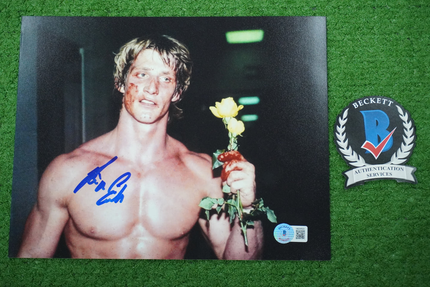 KEVIN VON ERICH SIGNED 8x10 PHOTO Blood and Roses BAS COA